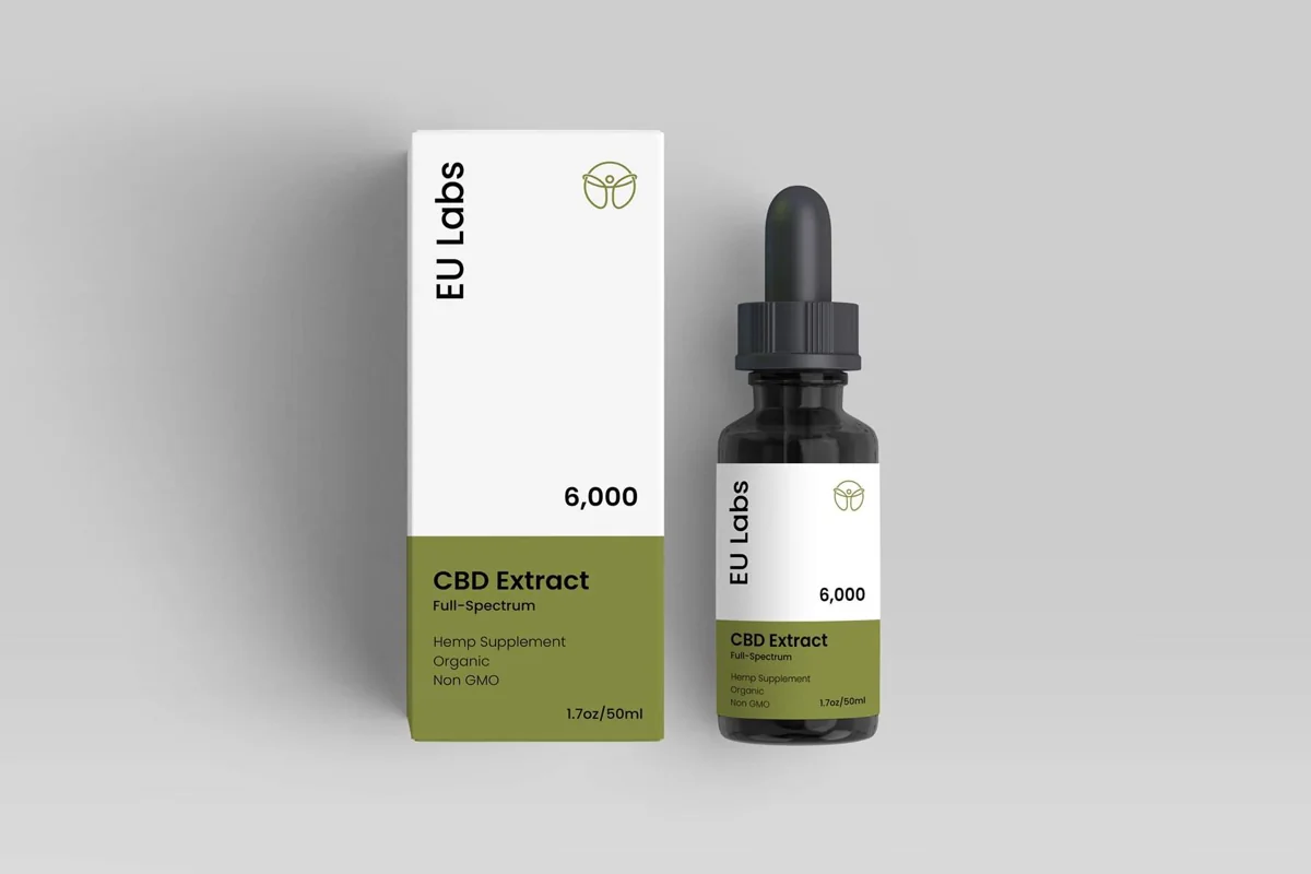 CBD Oil 6000mg – Full Spectrum bottle