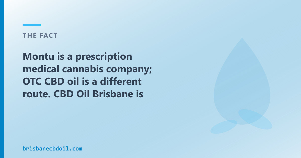 A prescription supplier and an OTC CBD oil shop are two different routes